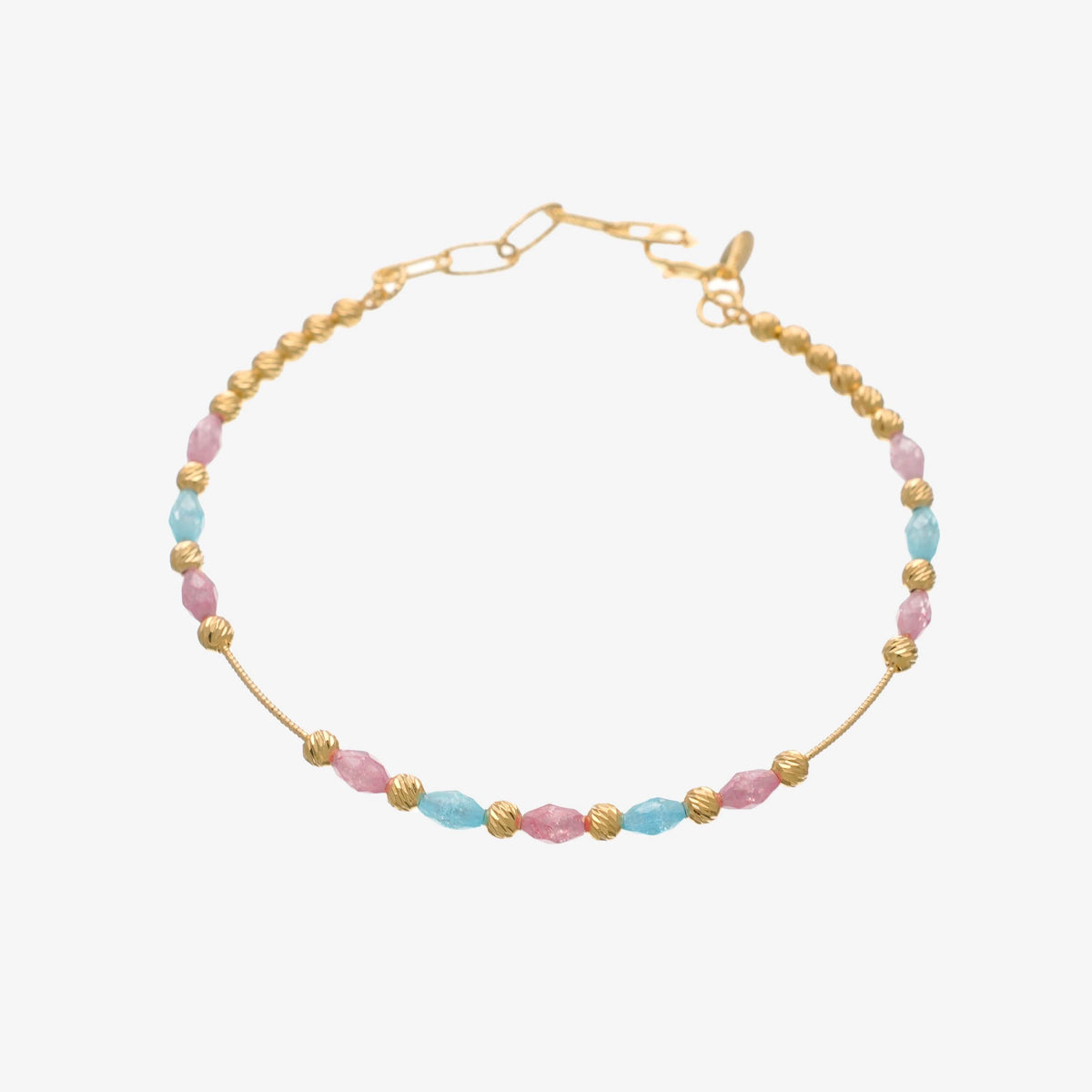 925 Silver Golden Plated Chosen Family Bracelet