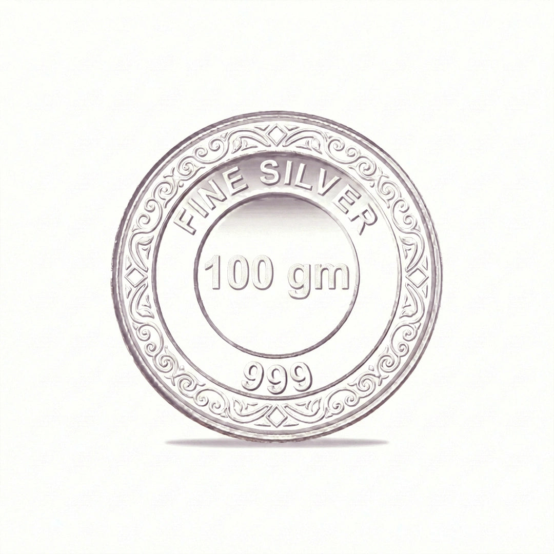 999 Silver 100g Tassya Coin - 925 sterling silver silver coin by Tassya Silver
