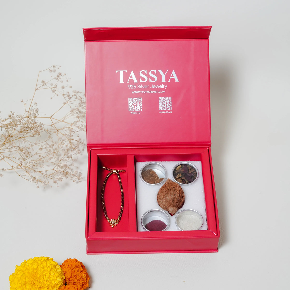 PROSPERITY TURTLE RAKHI GIFT BOX (GOLDEN) 925
