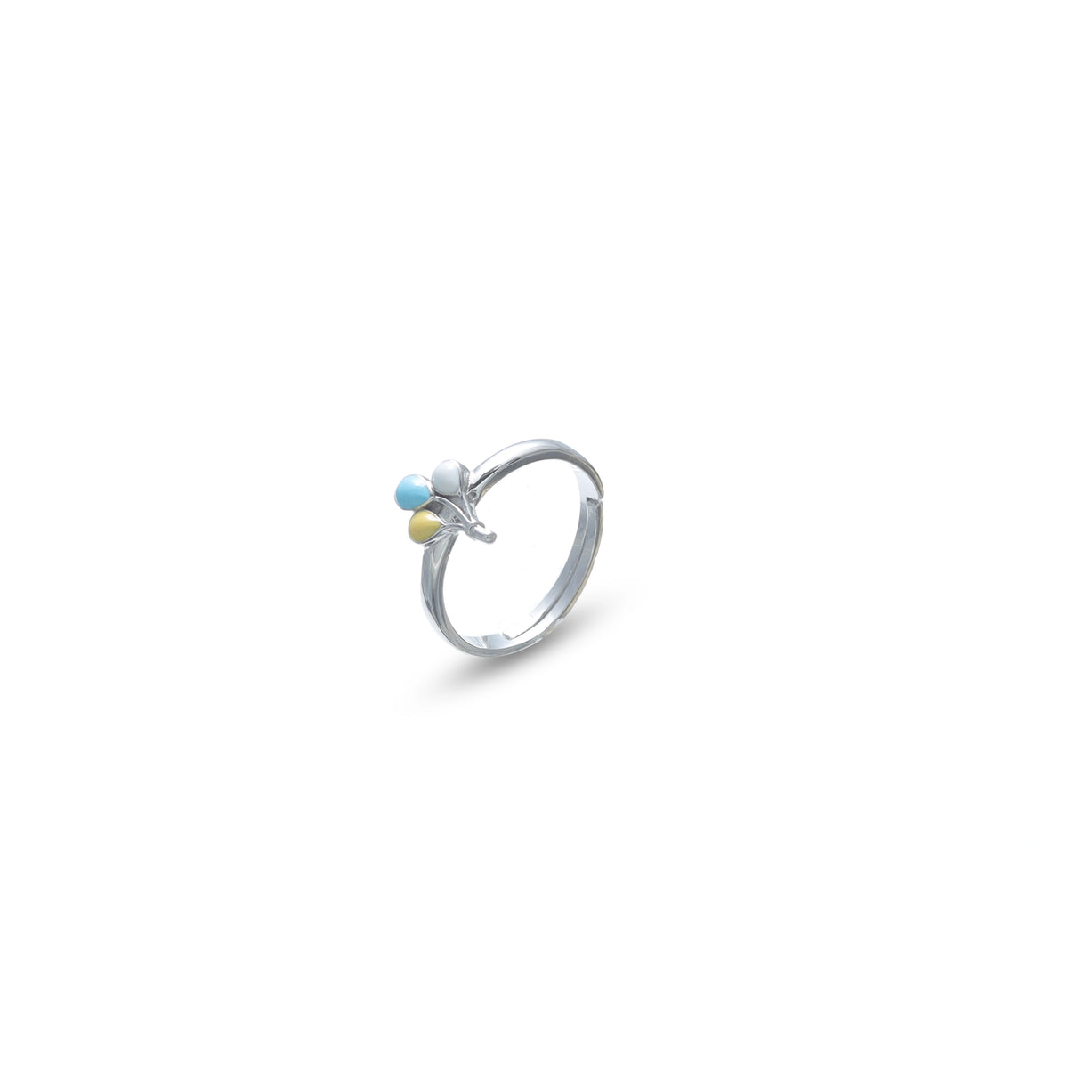 925 Silver Tiny Bloom Ring - 925 sterling silver ring by Tassya Silver
