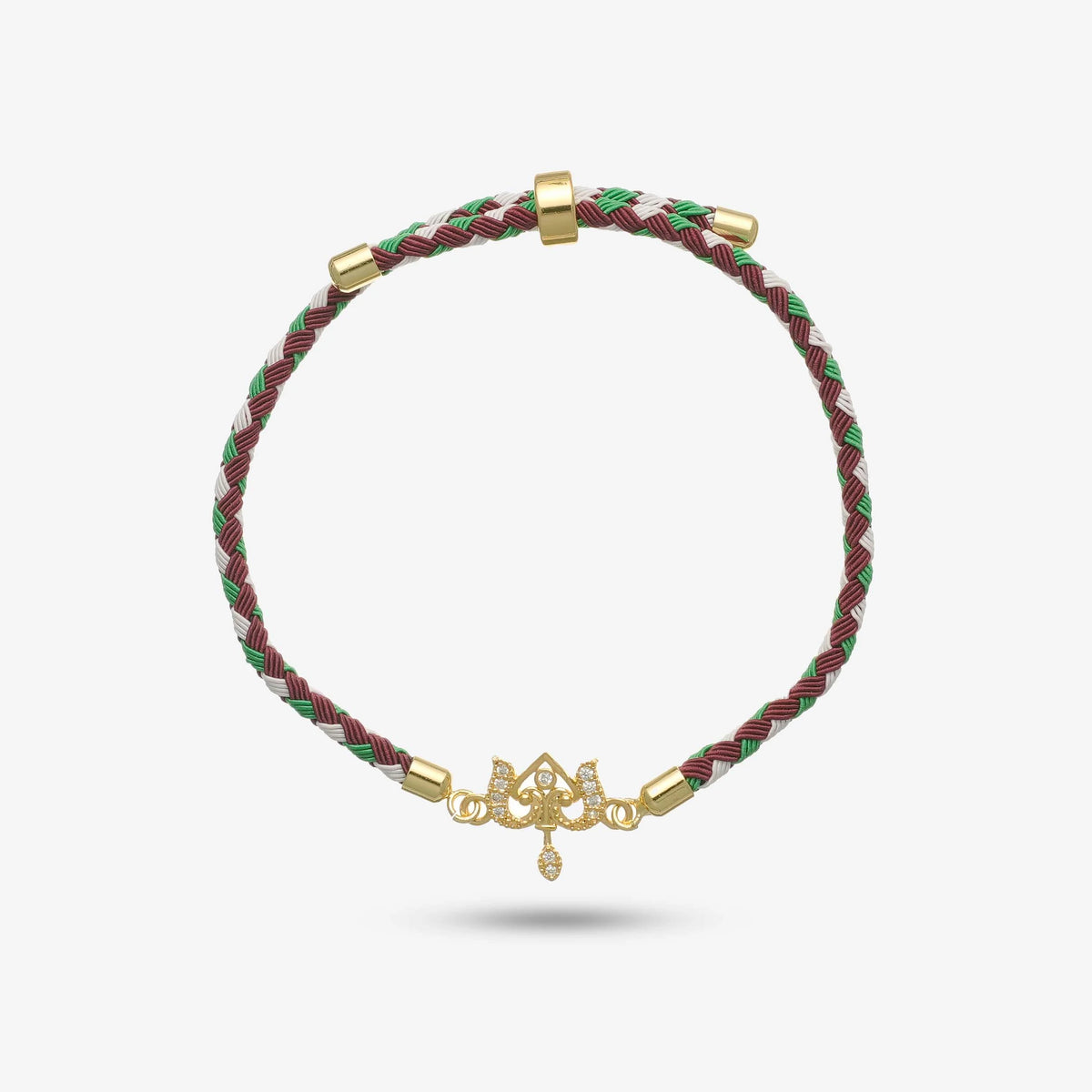 925 Gold Silver Trinetra Shiv Rakhi