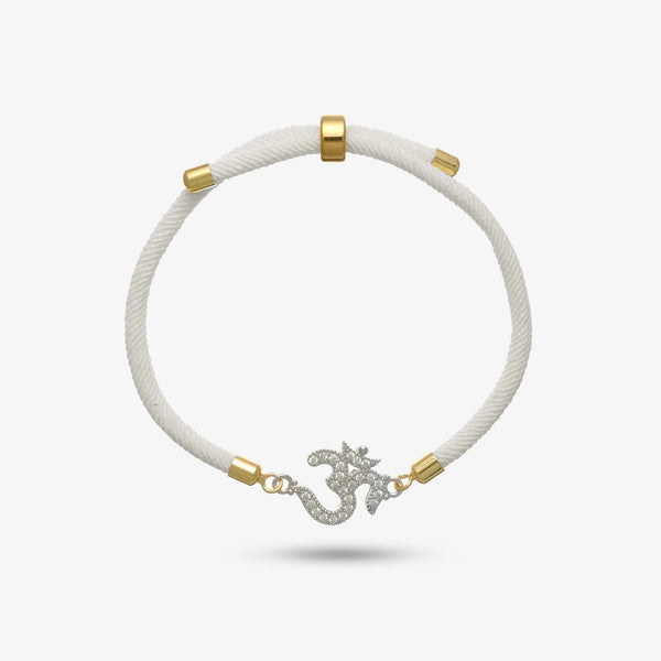 925 Silver Om Sankalp Rakhi