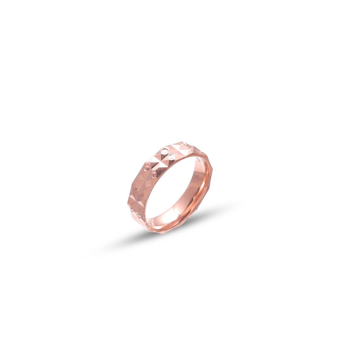 925 Silver Minimal SparkCut Ring - 925 sterling silver ring by Tassya Silver