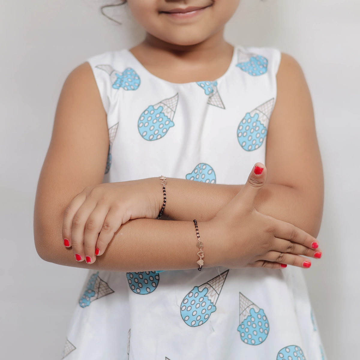 925 Silver Little Nazar Bracelet - 925 sterling silver bracelet by Tassya Silver