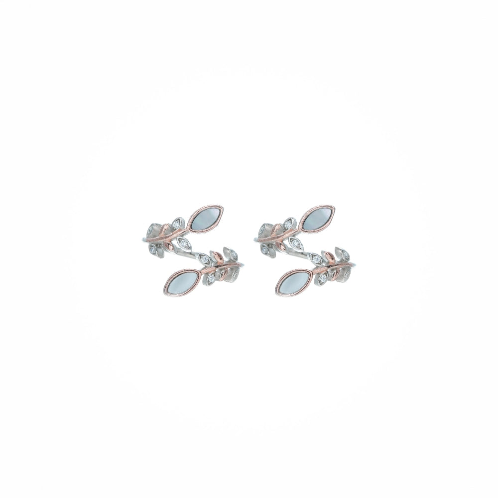 925 Silver Laurel Leaf Toe Rings (Pair) - 925 sterling silver ring by Tassya Silver