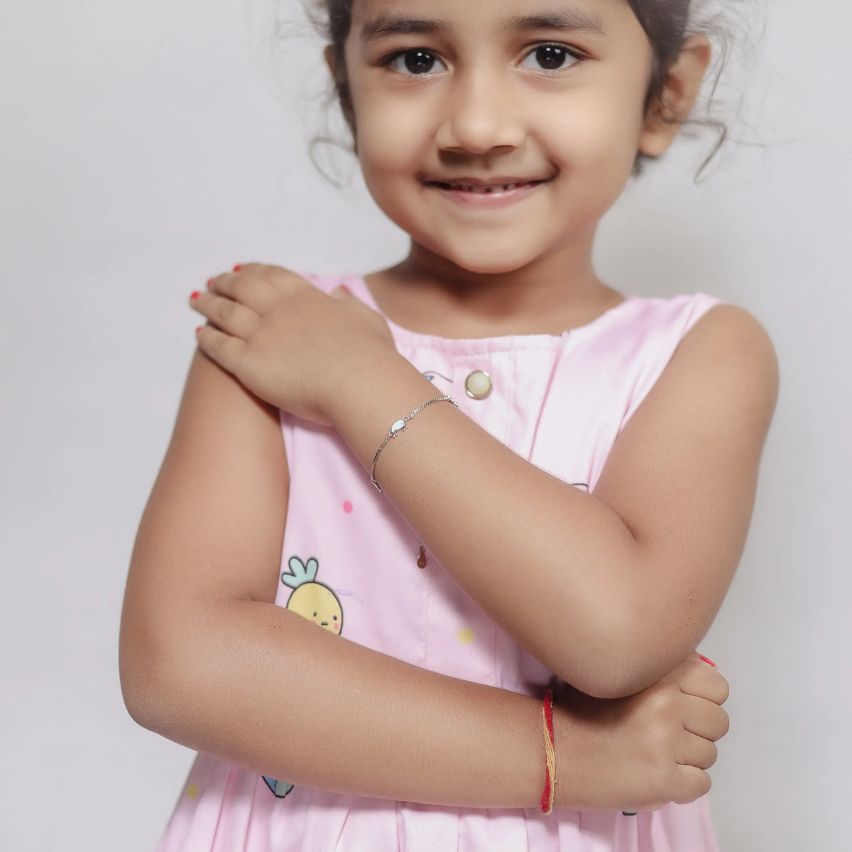 925 Silver Tiny Heart Bracelet - 925 sterling silver bracelet by Tassya Silver