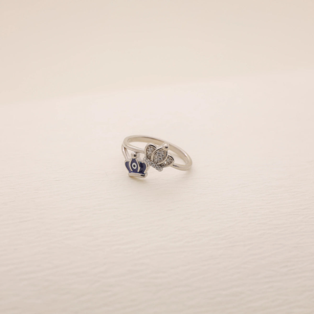 925 Silver Crown Eye Ring - 925 sterling silver ring by Tassya Silver