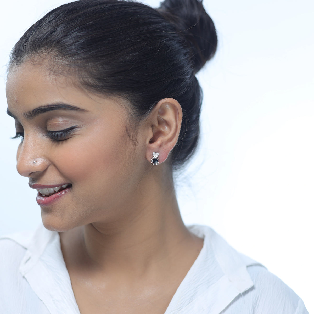 925 Silver Love Drop Pearl - 925 sterling silver earrings by Tassya Silver