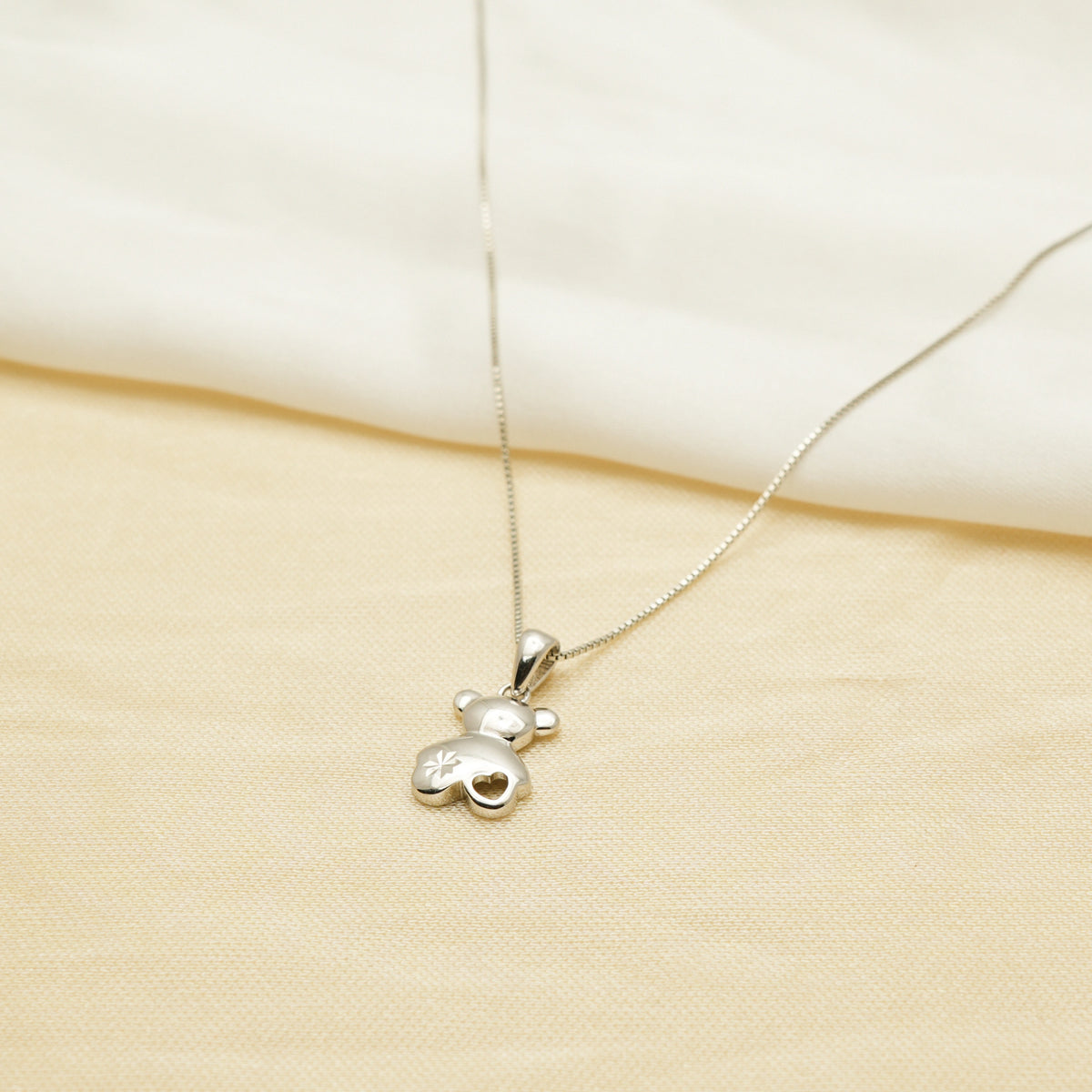 925 Silver Little Teddy Pendant