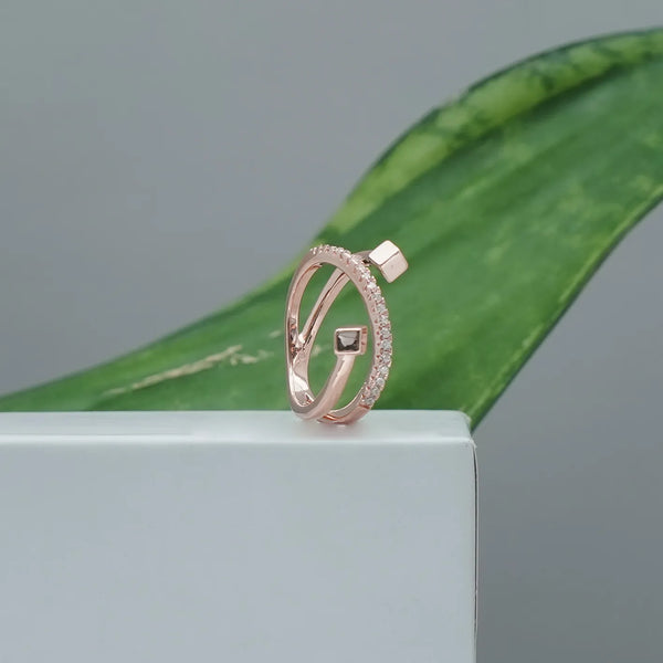 925 Silver Nova Edge Ring