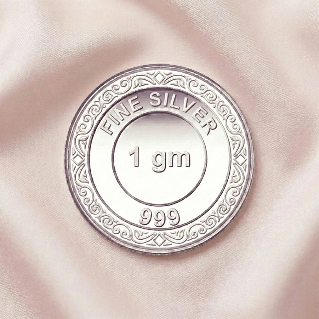 999 Silver 1g Tassya Coin - 925 sterling silver silver coin by Tassya Silver