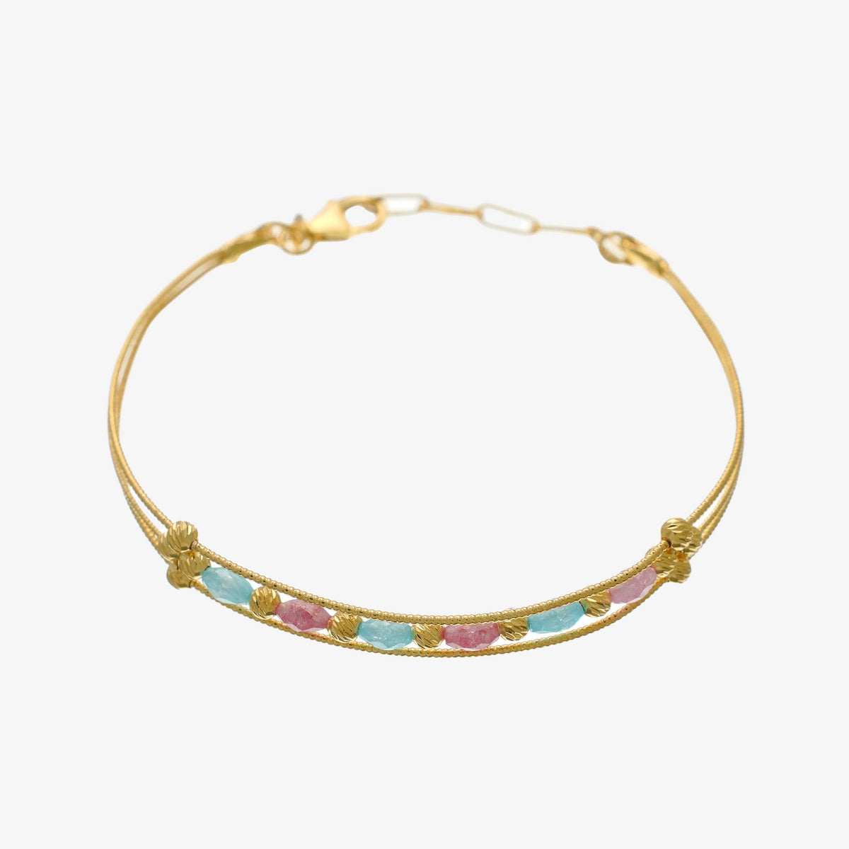 925 Silver Golden Plated Bond Beyond Bracelet