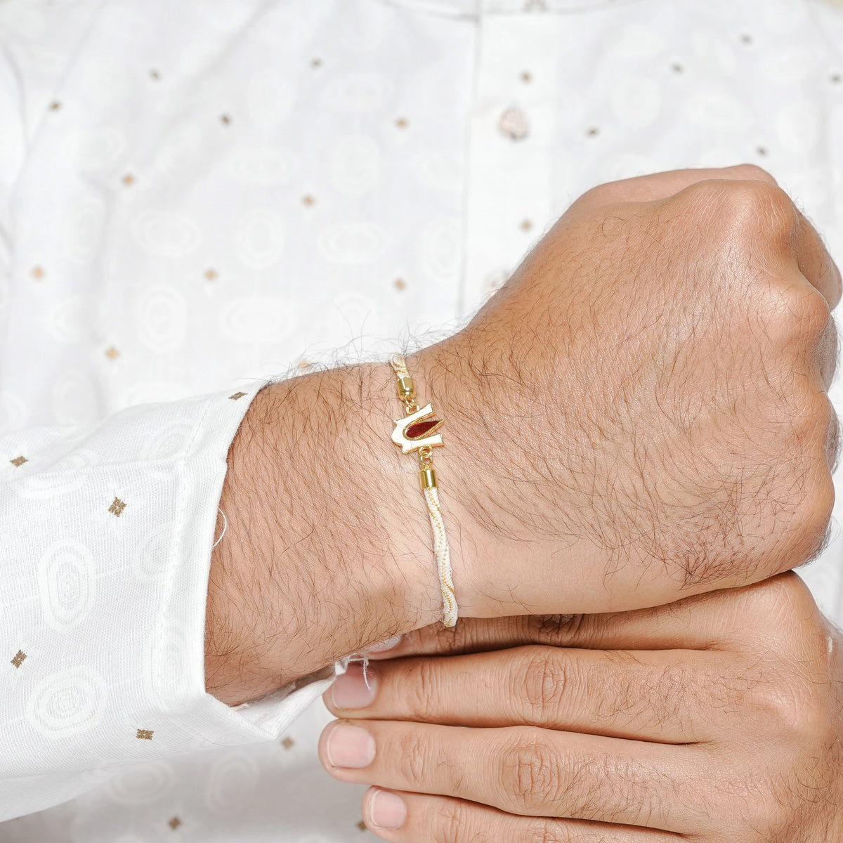 925 Silver Shree Balaji Rakhi
