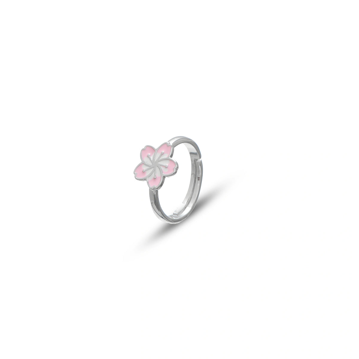 925 Silver Blush Petal Ring - 925 sterling silver ring by Tassya Silver