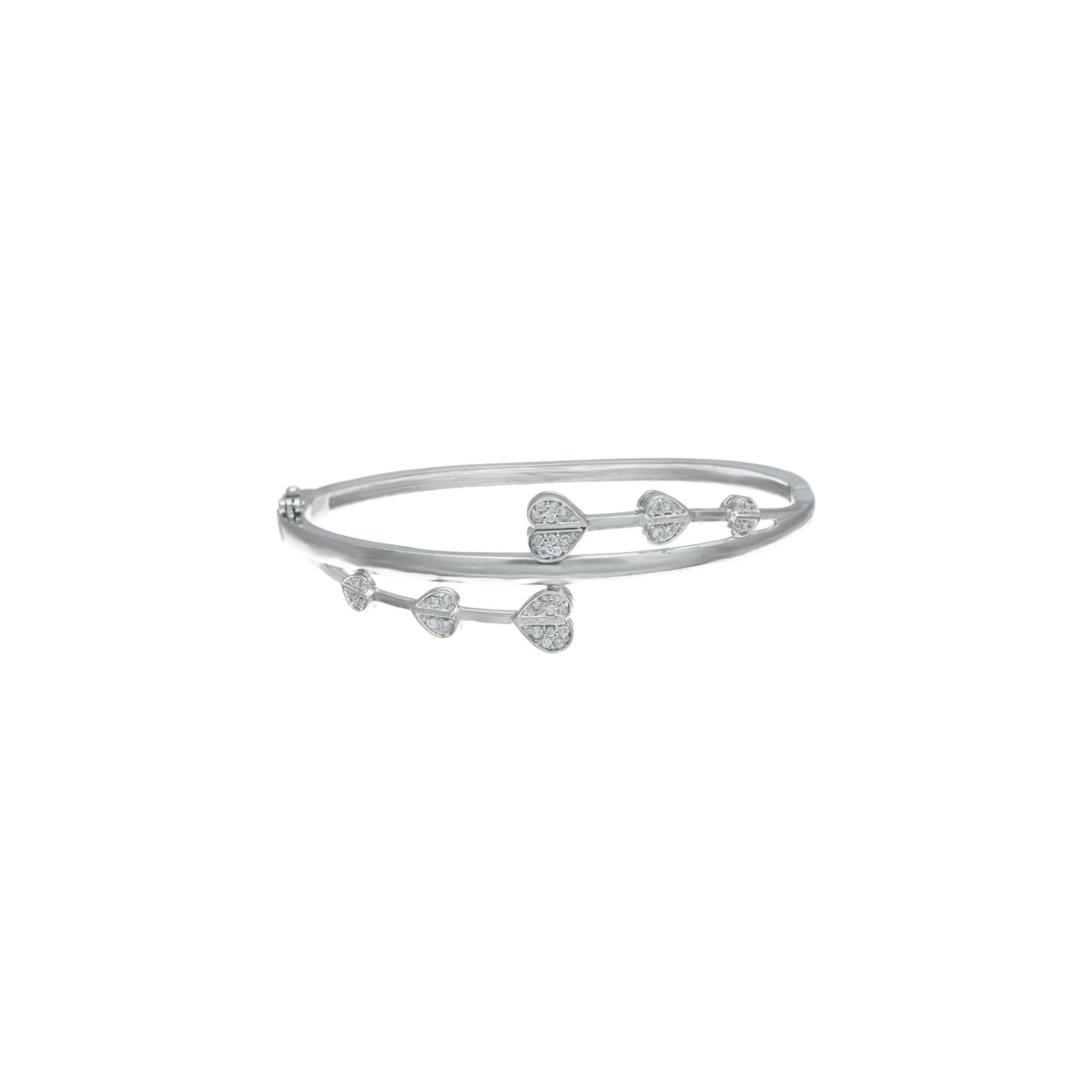 925 Silver Heart Charm - 925 sterling silver pendant by Tassya Silver