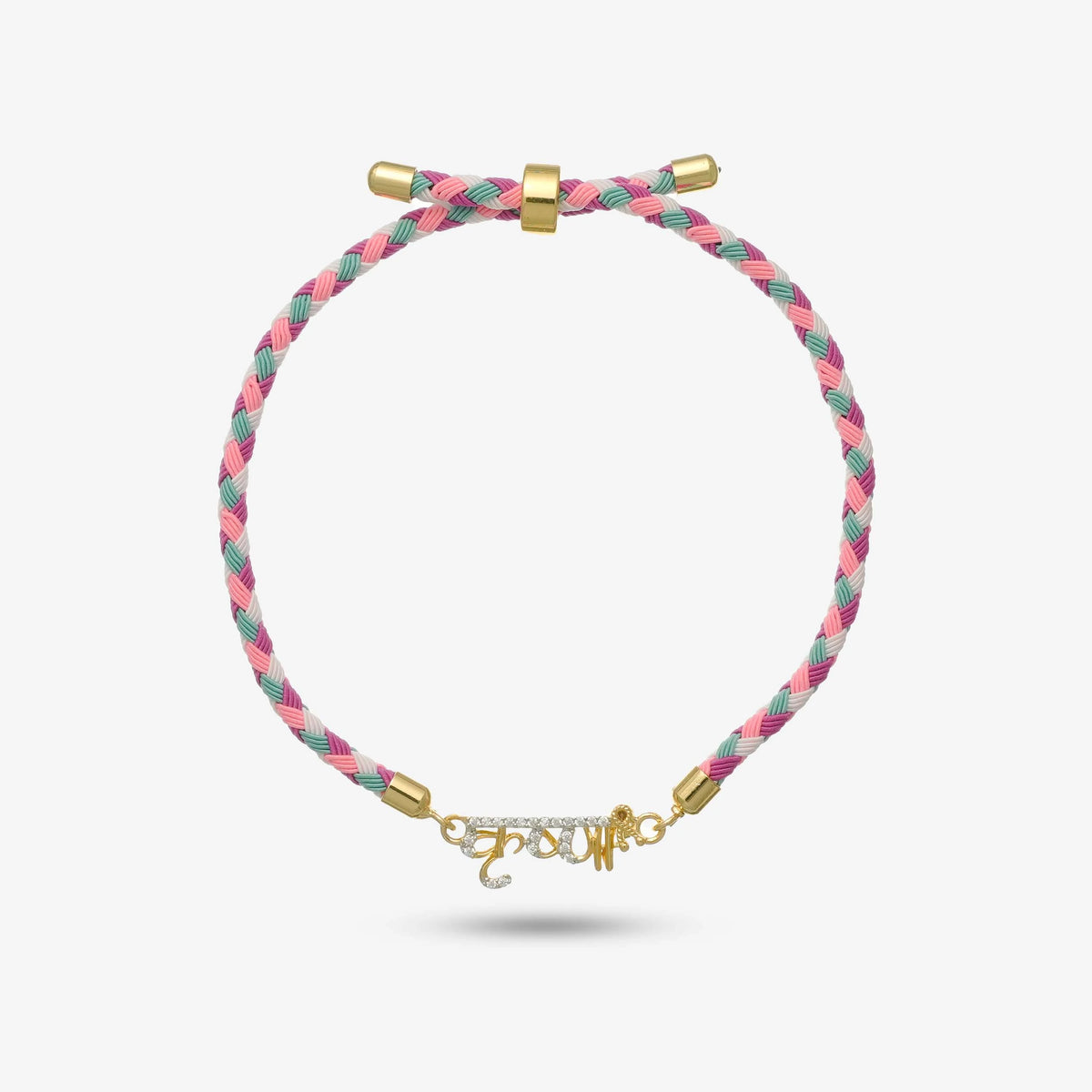 925 Gold Silver Murli Krsihna Rakhi