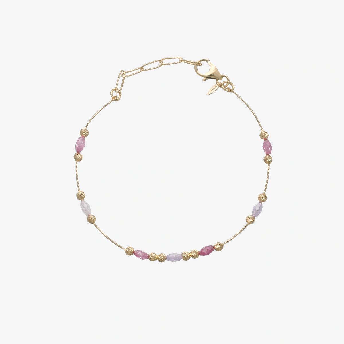 925 Silver Golden Plated Constant Companion Bracelet