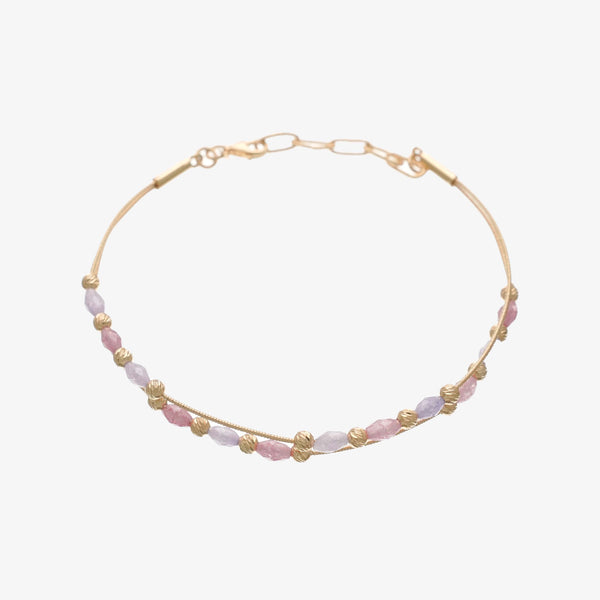 925 Silver Golden Plated Keepsake Pair Bracelet