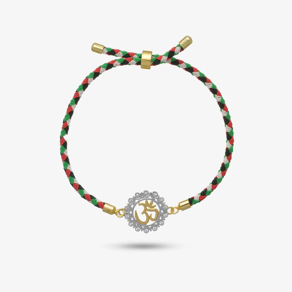 925 Gold Silver Om Kripa Rakhi