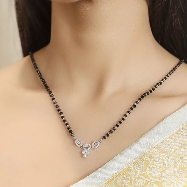 925 Silver Blooming Love Mangalsutra