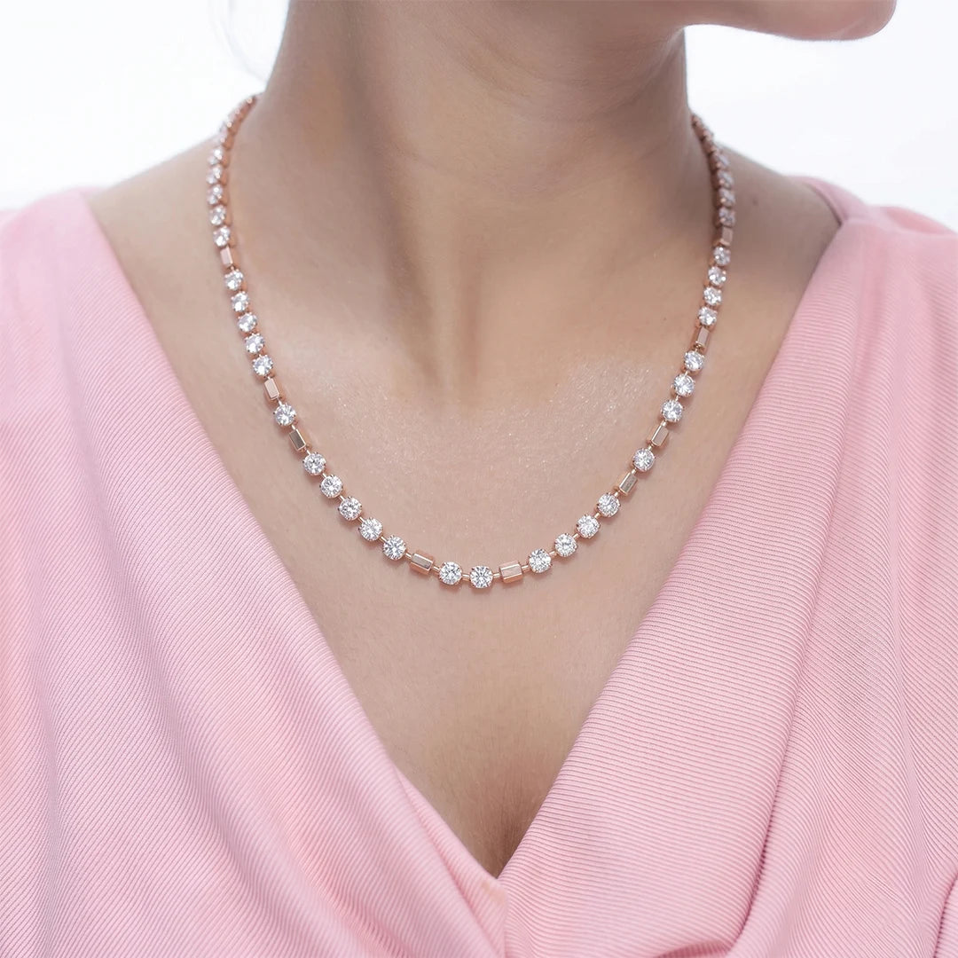 925 Silver Chic Cubes Chain Pendant - 925 sterling silver pendant by Tassya Silver