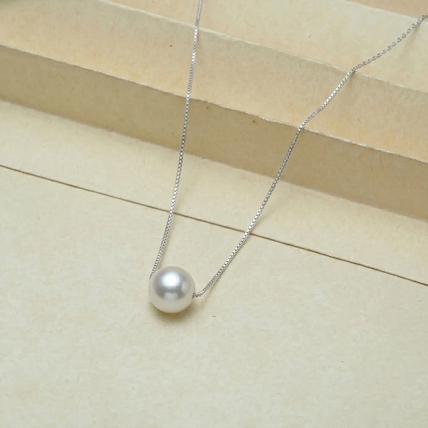 925 Silver Moonlit Pearl Chain Pendant