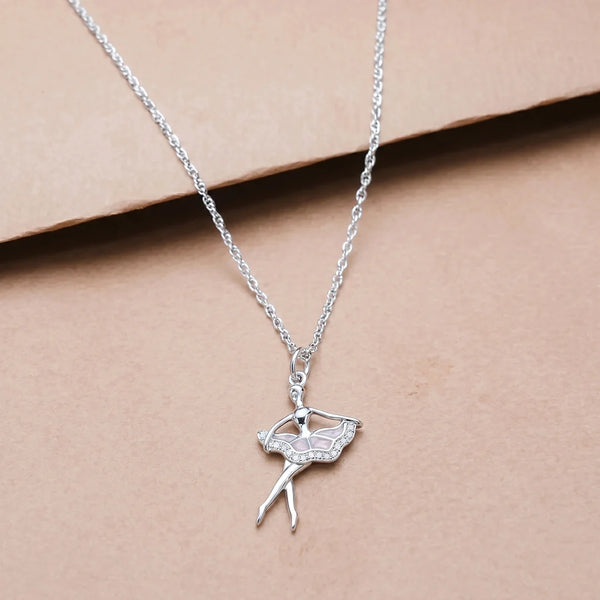 925 Silver Twilight Ballerina Pendant