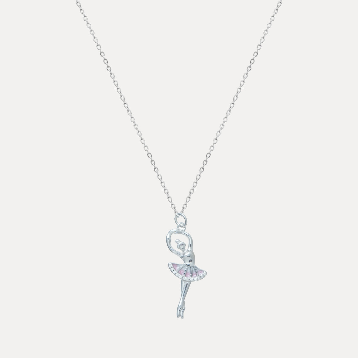 925 Silver Pirouette Grace Pendant - 925 sterling silver pendant by Tassya Silver