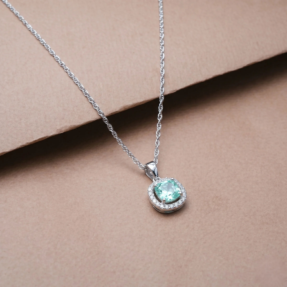925 Silver Seafoam Glow Pendant