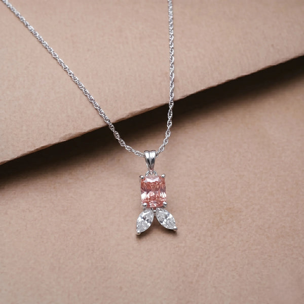 925 Silver Orange Grace Pendant