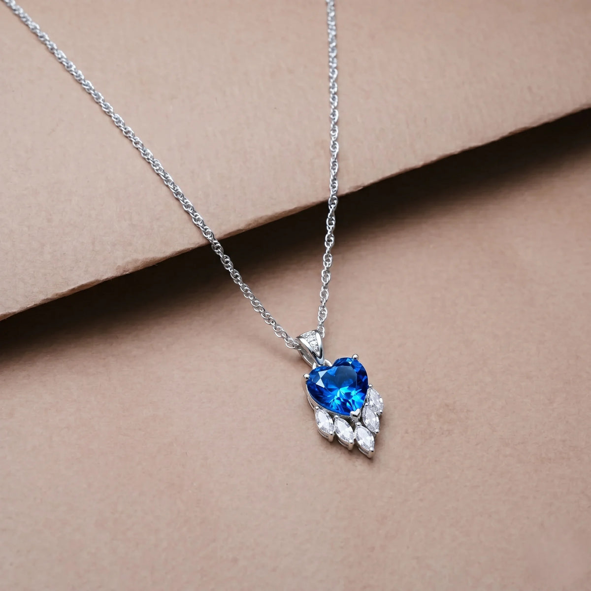 925 Silver Ocean Heart Pendant