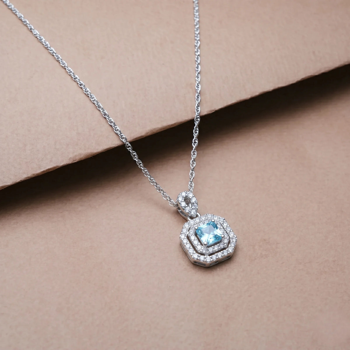 925 Silver Icy Prism Pendant