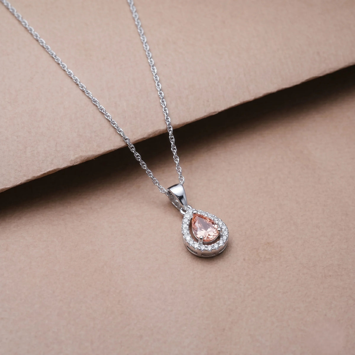 925 Silver Golden Dewdrop Pendant