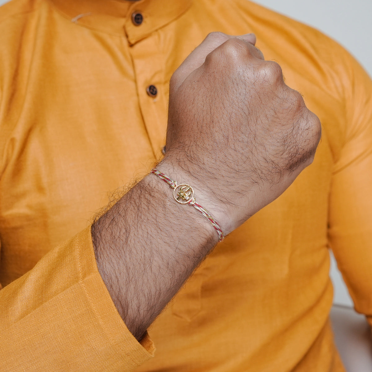 925 Silver Rudra Trishul Rakhi