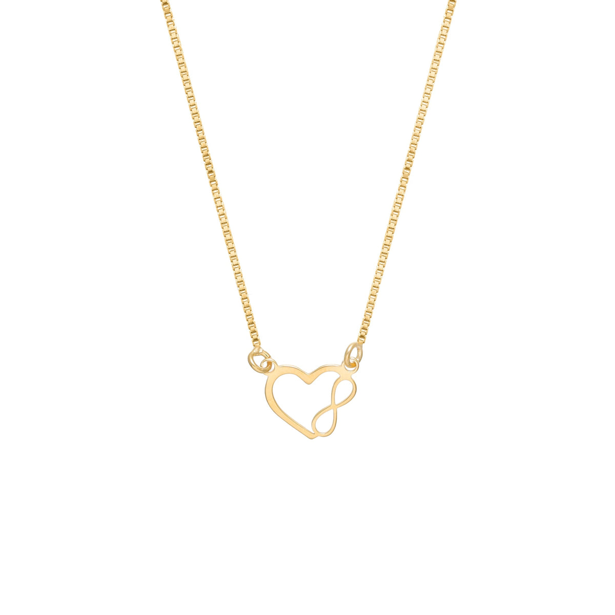 925 Silver Endless Love Chain Pendant - 925 sterling silver pendant by Tassya Silver