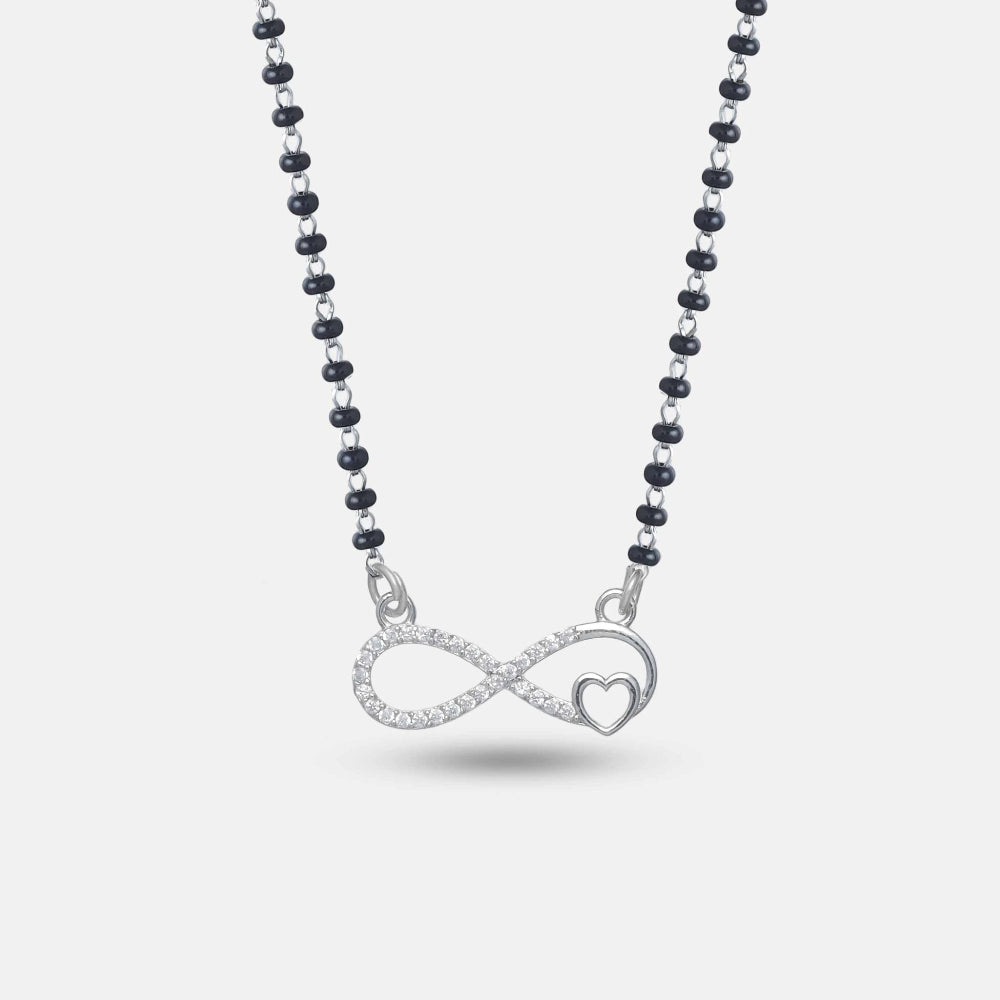 925 Silver Forever Love Mangalsutra - 925 sterling silver mangalsutra by Tassya Silver