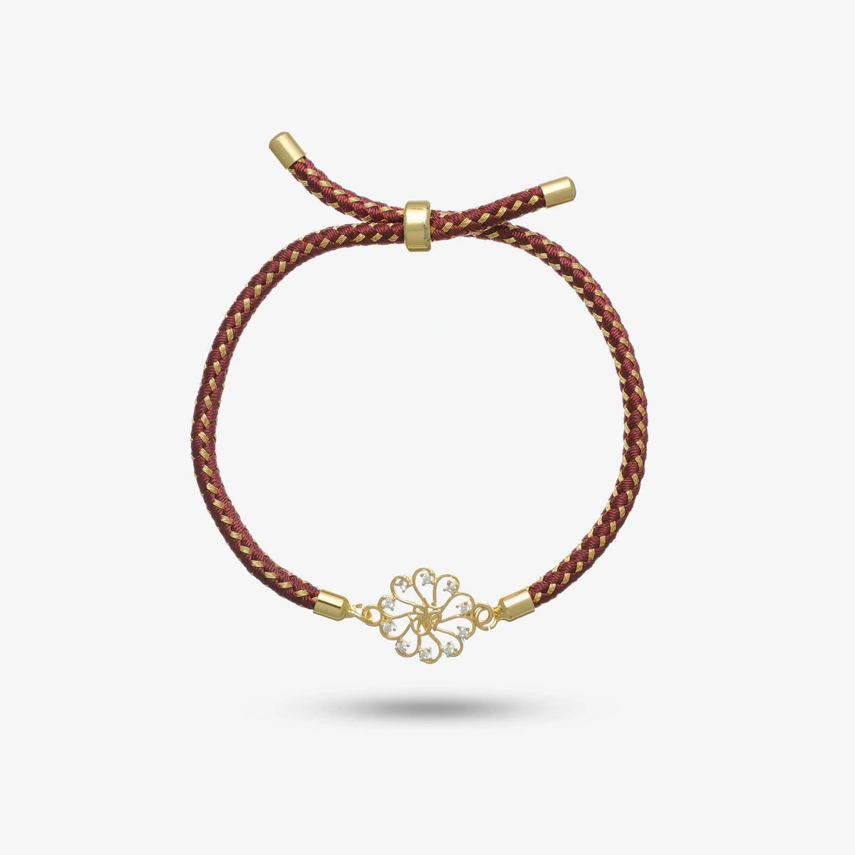 925 Gold Silver Om Mahima Rakhi