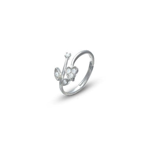 925 Silver Airy Butterfly Ring - 925 sterling silver ring by Tassya Silver