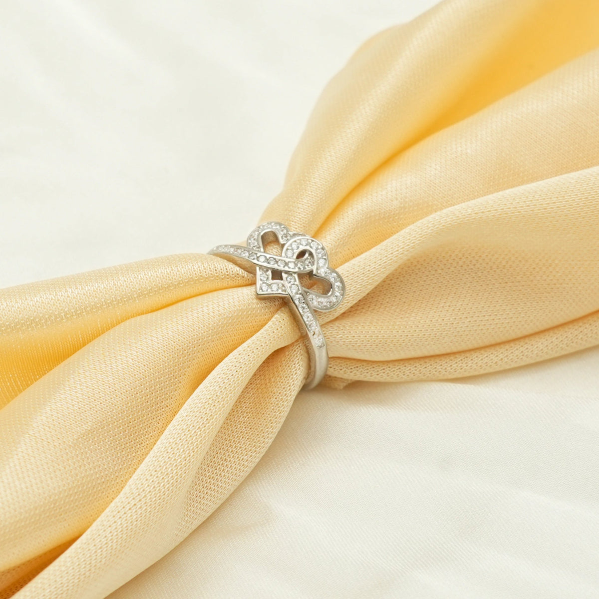 925 Silver Amor Crest Elegant Ring - 925 sterling silver ring by Tassya Silver