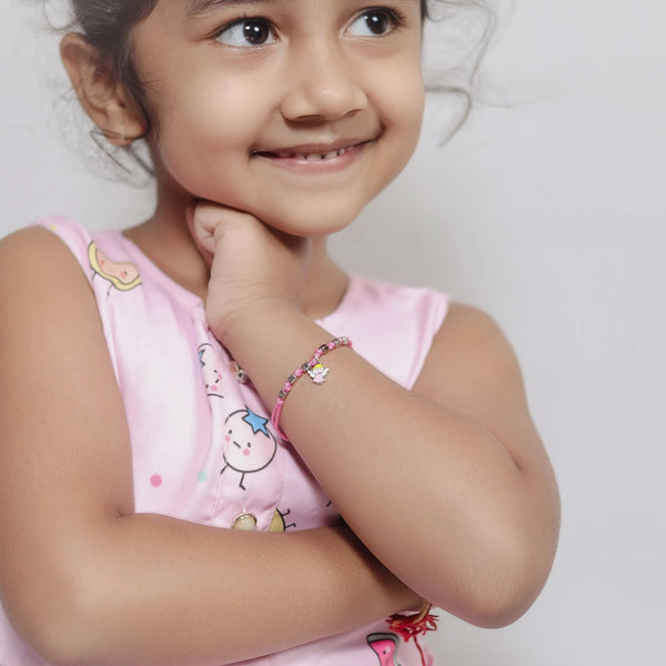 925 Silver Angel Charm Bracelet