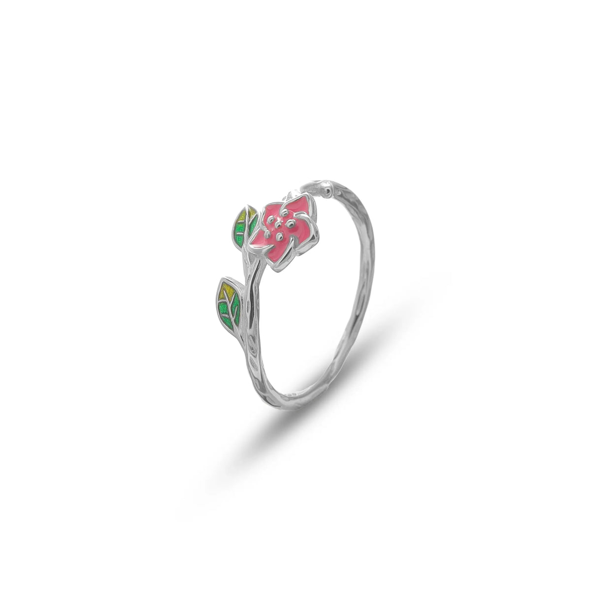 925 Silver Blossom Branch Ring - 925 sterling silver ring by Tassya Silver