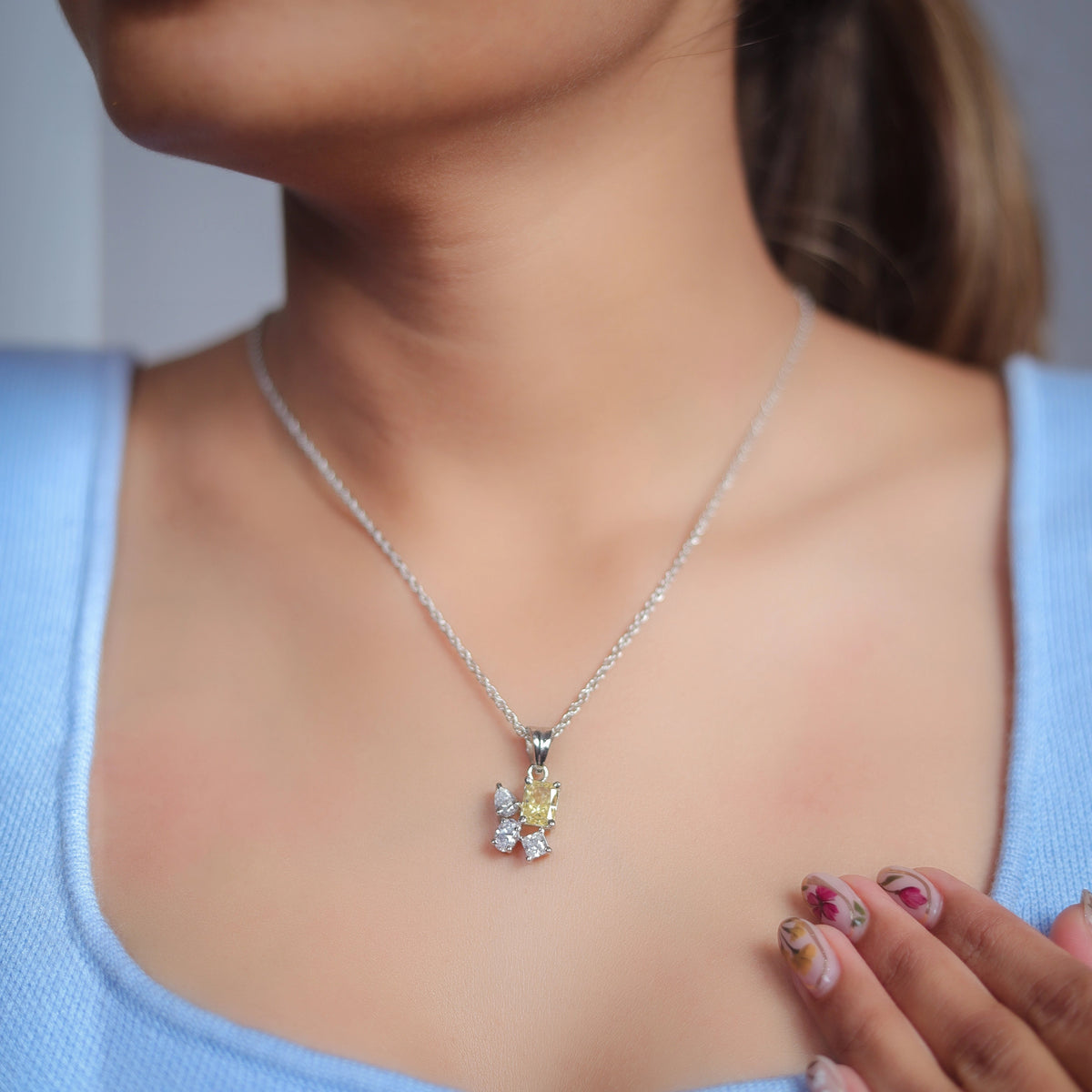 925 Silver Butter Light Charm Pendant - 925 sterling silver pendant by Tassya Silver