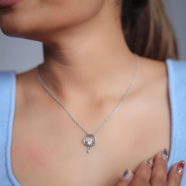 925 Silver Circle of Shine Pendant