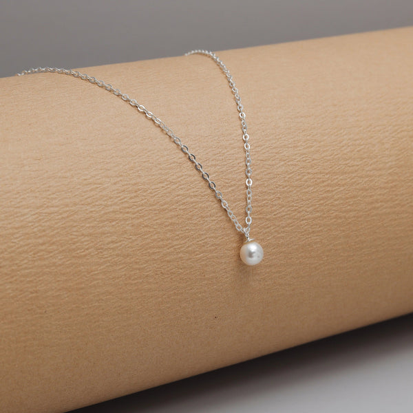 925 Silver Classic Pearl Chain Pendant