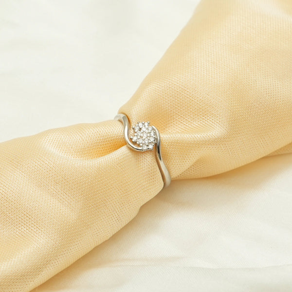 925 Silver Cloud Bud Minimal Ring