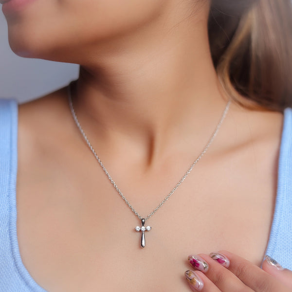 925 Silver Dainty Sparkle Pendant
