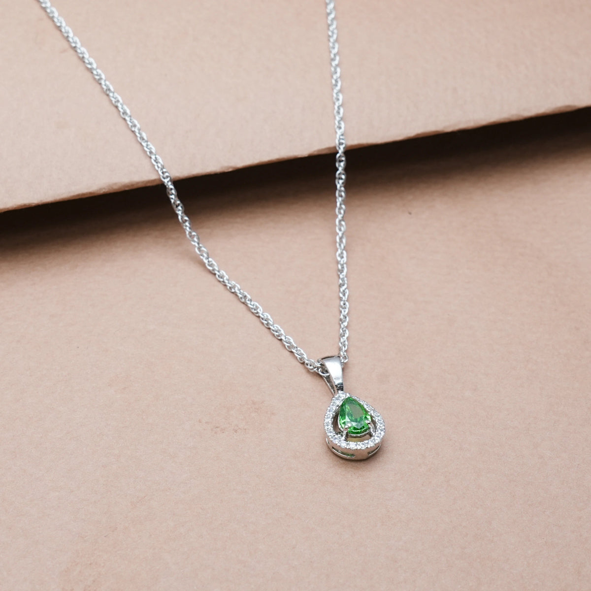 925 Silver Eden Teardrop Pendant - 925 sterling silver pendant by Tassya Silver
