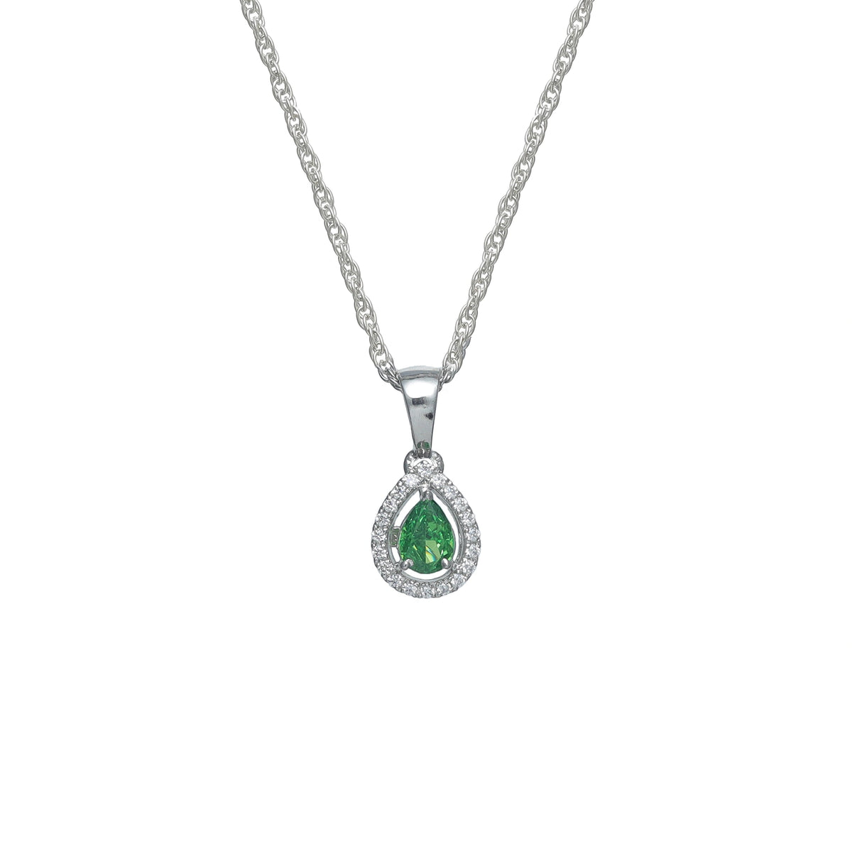 925 Silver Eden Teardrop Pendant - 925 sterling silver pendant by Tassya Silver