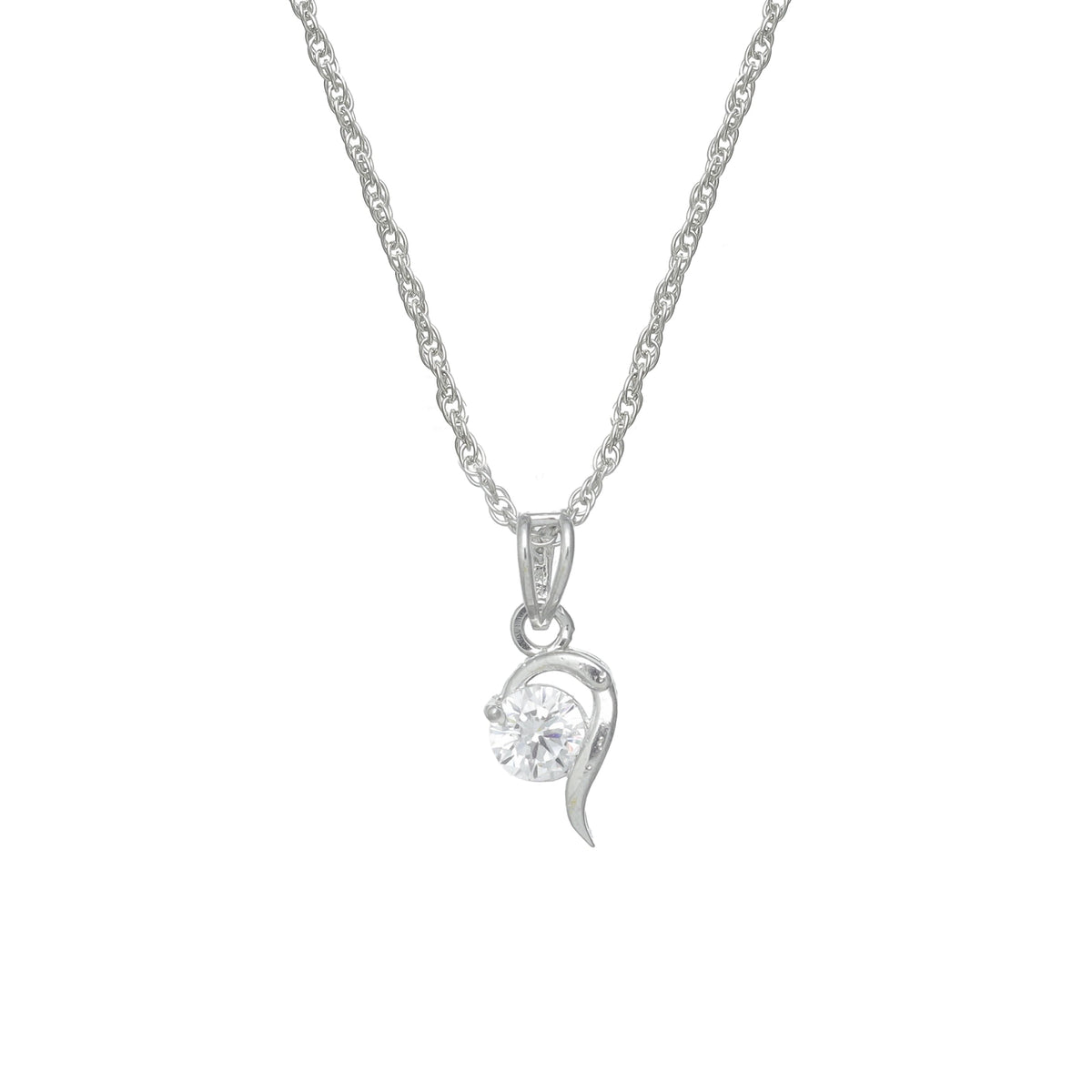 925 Silver Eternal Grace Pendant - 925 sterling silver pendant by Tassya Silver