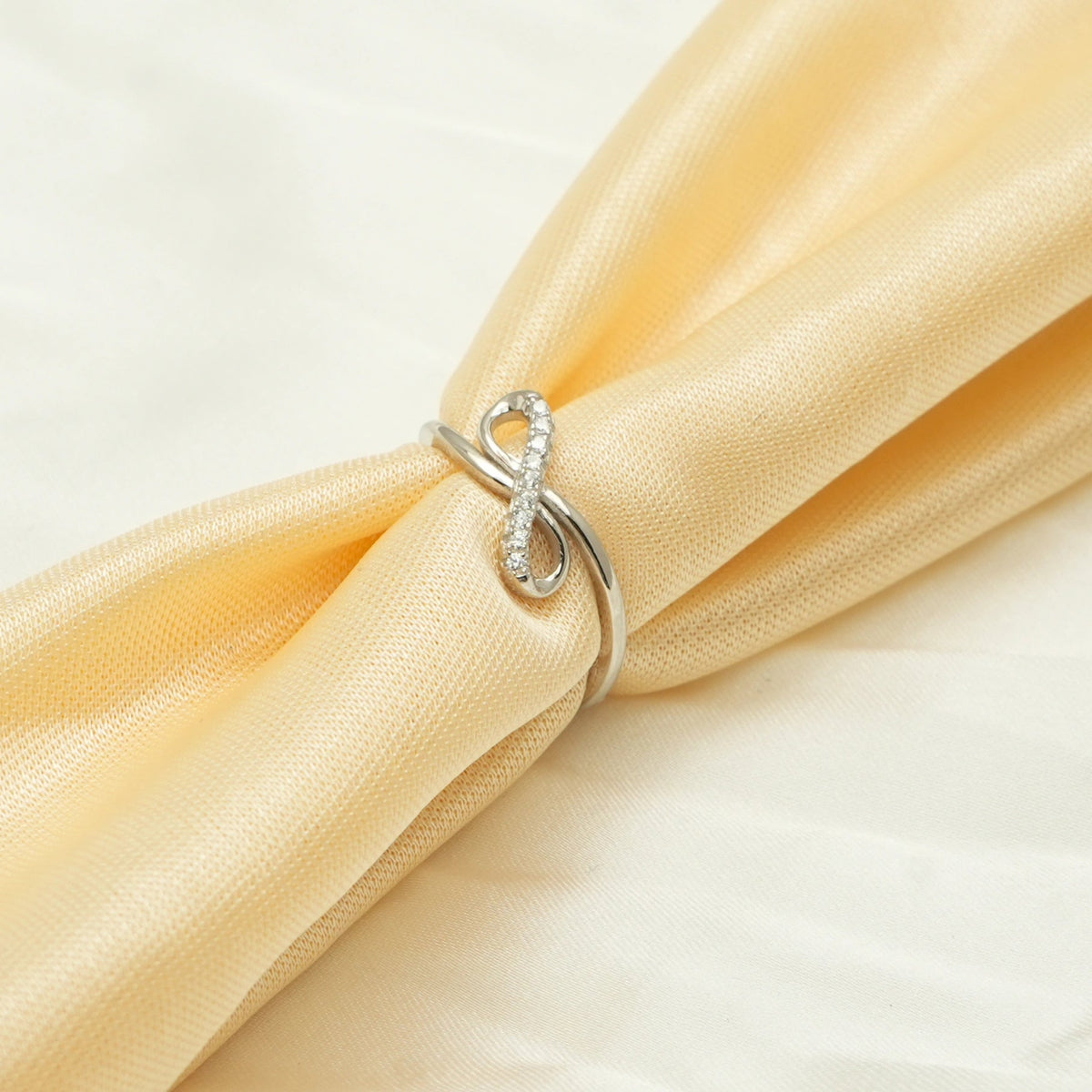 925 Silver Forever Loop Minimal Ring - 925 sterling silver ring by Tassya Silver